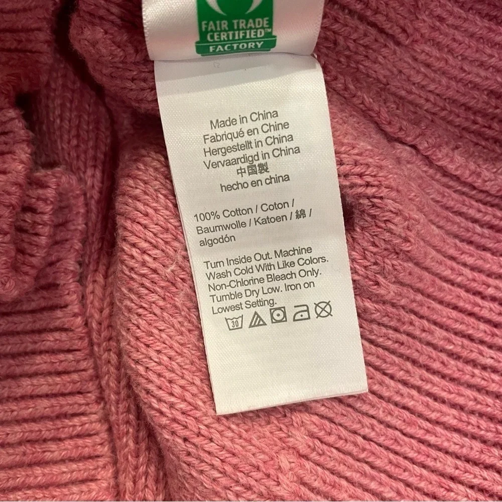 J. Crew Crewcuts Girl’s Anais Bauble Popover Sweater Rose/Mauve Size XL (12-14)